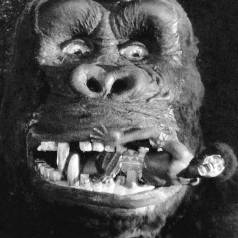 Create meme: king Kong , king Kong 1933, Stephen king 