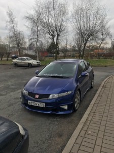 Create meme: Honda civic type r 2008, civic viii, Honda civic type R 2008 blue