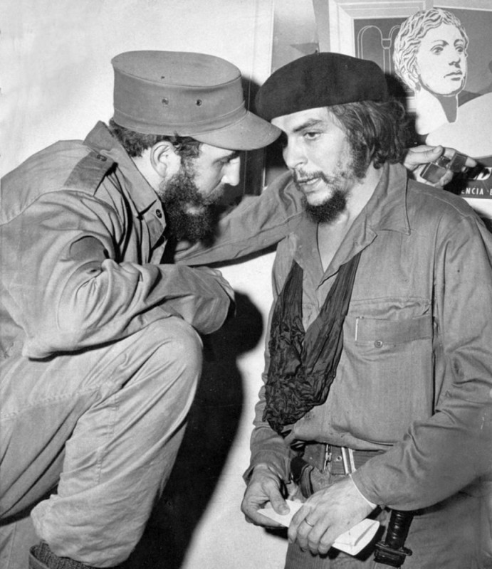 Create meme: Ernesto Che Guevara and Fidel Castro, Fidel Castro and Che Guevara, castro fidel