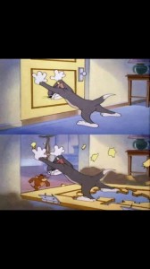 Создать мем: джерри, tom and jerry tom, том и джерри том в двери