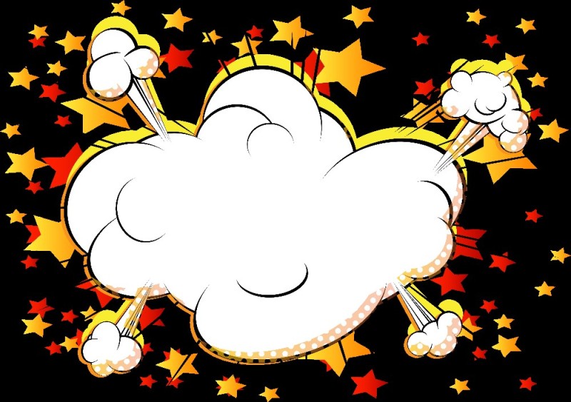 Create meme: cloud explosion comic, cloud comics, bubble explosion