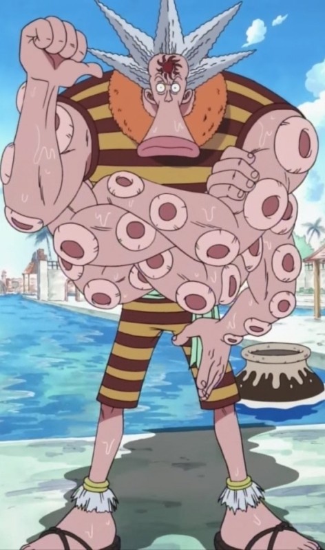 Create meme: fishmen van pease, hattian van pease, one piece anime