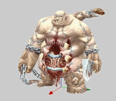 Create meme: butcher warcraft 3, butcher warcraft and pudge, Paganese abomination Warcraft 3