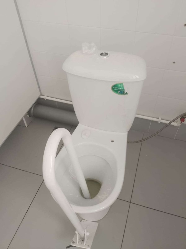 Create meme: toilets , toilet bowl for the disabled, santek toilet