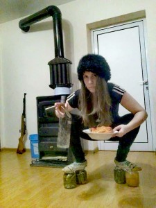 Create meme: jokes humor, girl, girl Gopnik