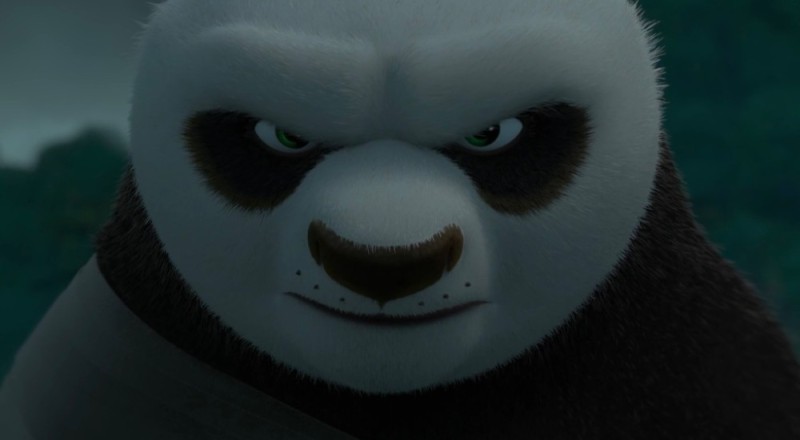 Создать мем: кунфу панда, кунг фу панда злой, кунг фу панда 2008