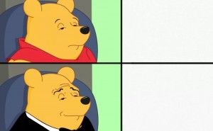 Create meme: meme Winnie the Pooh in a Tux, Winnie the Pooh meme