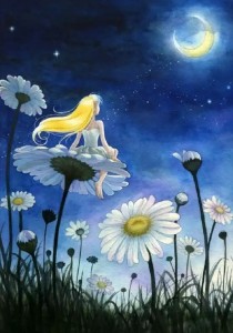 Create meme: illustration of a sky fairy, pictures Goodnight Daisy