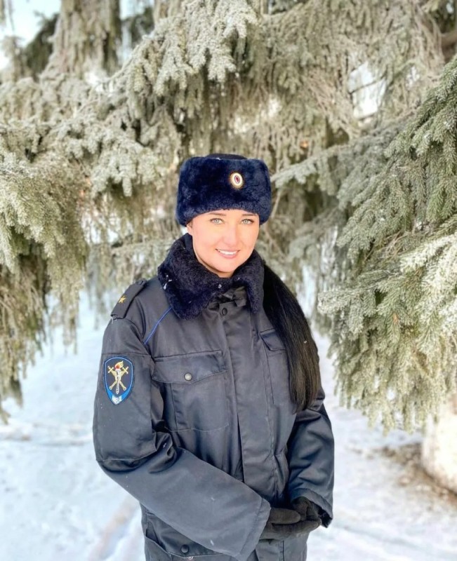 Create meme: winter uniform of the militia of the Republic of Belarus, police , girl police
