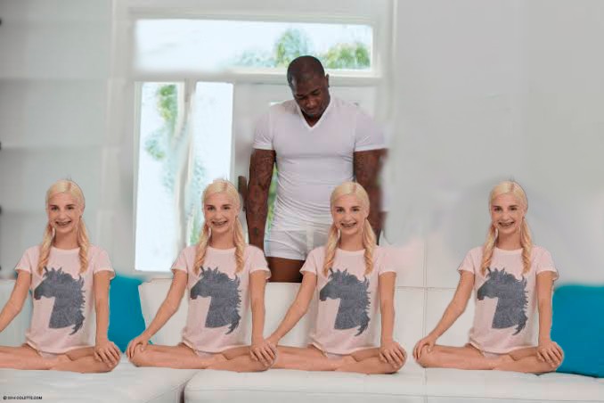 Create meme: people , blonde blacks, Elsa Jean with blacks