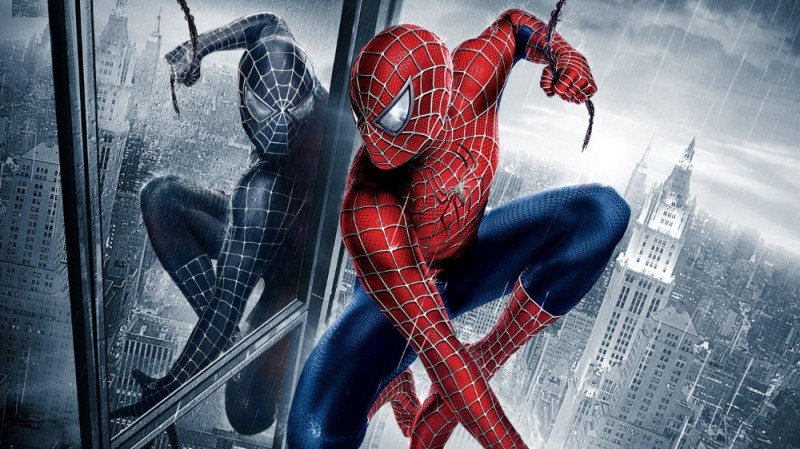 Создать мем: человек паук враг в отражении, человек паук 3 враг в отражении 2007, человек паук 3 враг в отражении постер