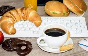 Create meme: Breakfast, croissant