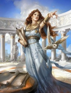 Create meme: the goddess of wisdom, goddess, Ariadne the goddess