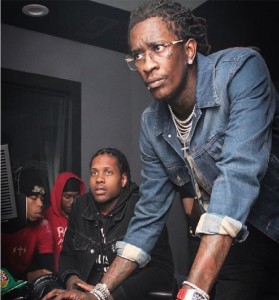 Create meme: young thug behind the computer, young thug meme