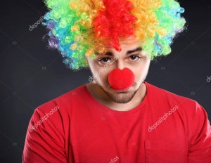 Create meme: clown nose, the hair of the clown, the clown wig