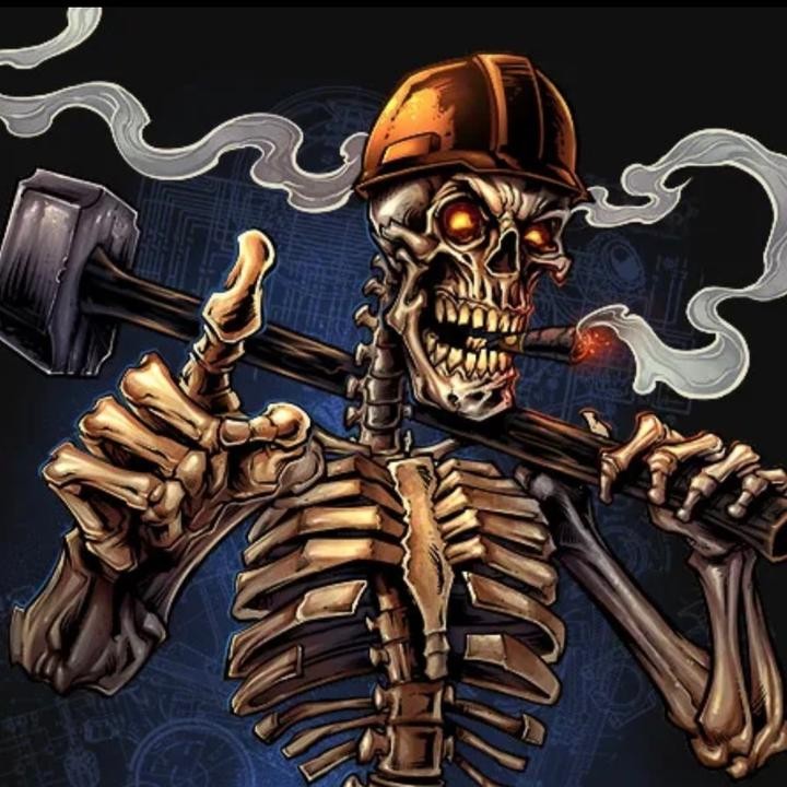 Create meme: badass skeleton, skeleton , black skeleton