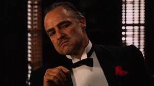 Create meme: don Corleone Smoking a cigar, don Corleone , de niro the godfather