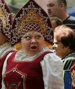 Create meme: grandmother in the headdress, the woman in the headdress, Russian kokoshnik meme