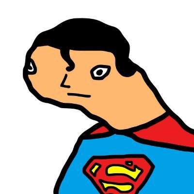 Create meme: superman, The stoned superman, moved the moon 