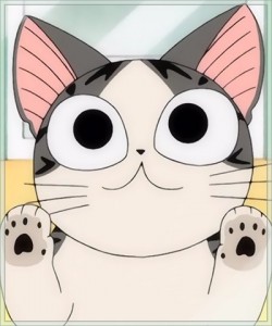 Create meme: kitten chii, seals from the anime, cats anime