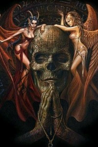 Create meme: the demon, Angels and demons, alchemy gothic angel art