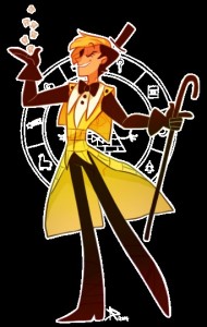 Create meme: Alastor and bill cipher, bill cipher man if, bill cipher