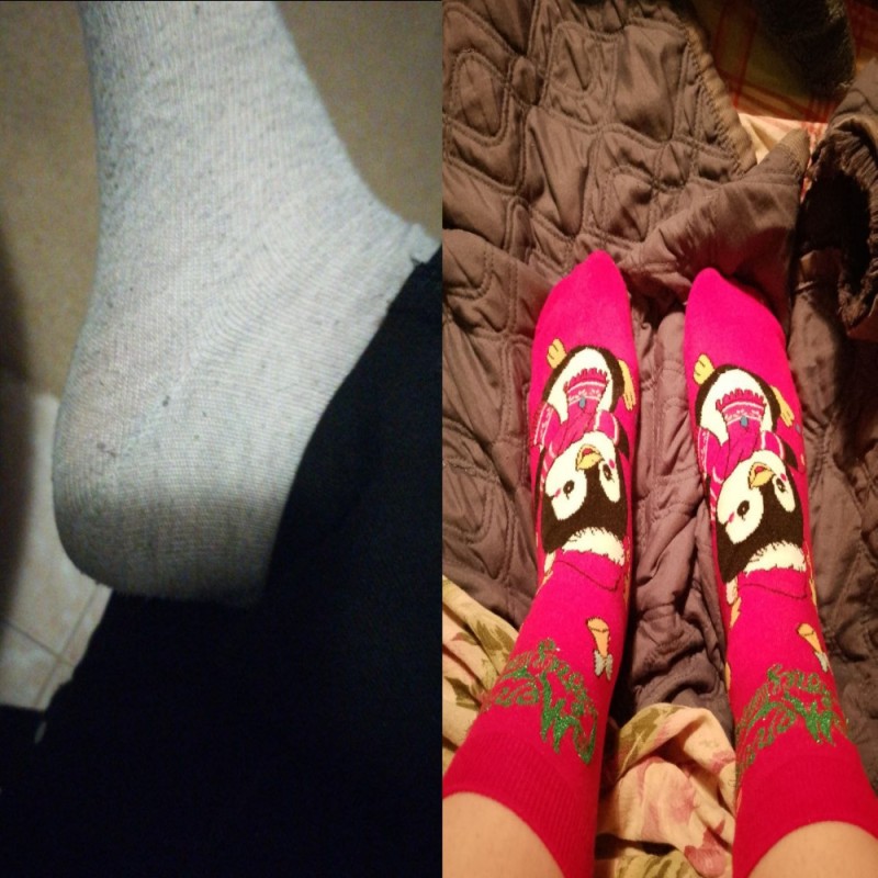 Create meme: women's socks, different socks, fashion socks