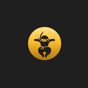 Создать мем: картинки ниндзя на фоне луны, icon design, белый муравей лого
