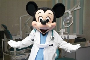 Create meme: hospital, mickey mouse, cartoon