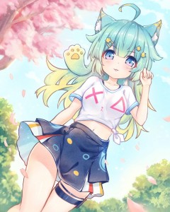 Create meme: cirno kawaii art, touhou cirno etty pantsu, Anime