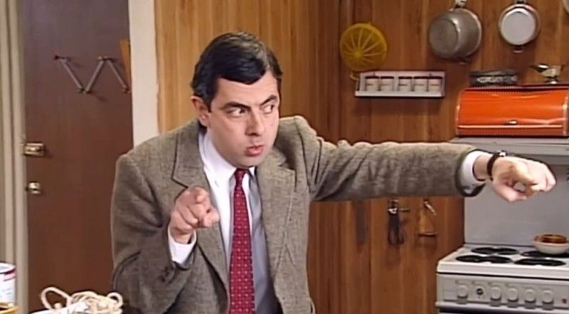 Создать мем: сделай сам, мистер бин, мистер бин 2x2, classic mr bean