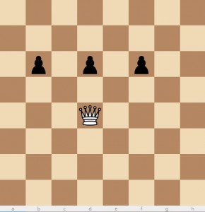 Create meme: task, pawn, mate in 2 moves