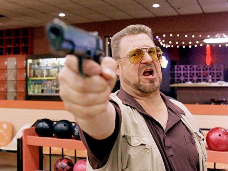 Create meme: John Goodman the big Lebowski, John Goodman Lebowski, the big Lebowski 