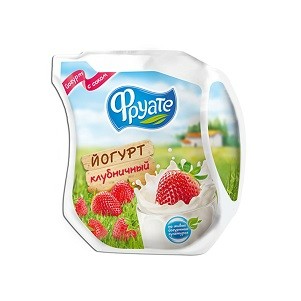 Create meme: fruit yogurt drinking, yogurt fruit, strawberry yogurt fruit