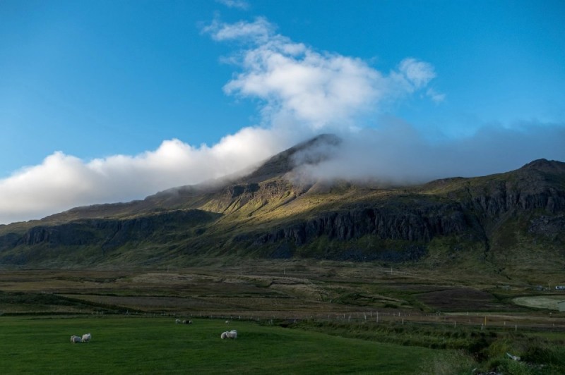 Create meme: landscape, mountains , Iceland 