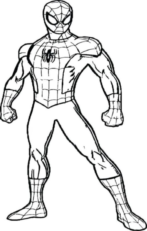 Create meme: Spider-man coloring book, Marvel superheroes Spider-man coloring book, Coloring book superheroes spider-man