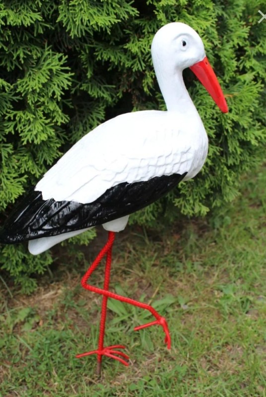Create meme: storks, The stork garden figure, the figure of the stork
