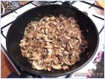 Создать мем: грибы в духовке, грибы в сметане на сковороде, грибы рецепты