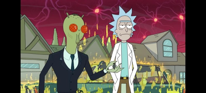 Create meme: the universe , funny moments , Rick and Morty season 3