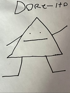 Создать мем: треугольник от руки, треугольник в квадрате рисунок, draw