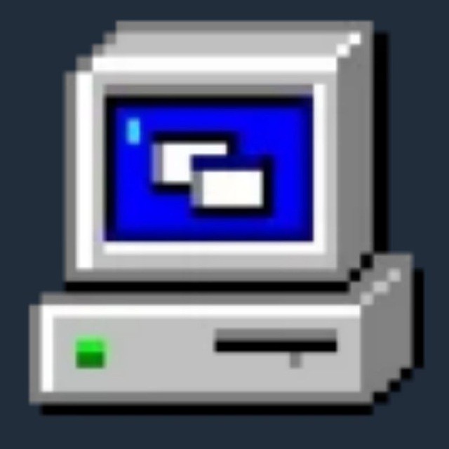 Create meme: windows 95 computer, computer pixel art, my computer windows 95 icon