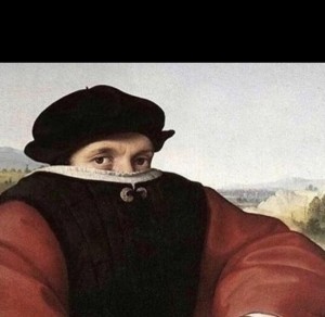 Create meme: Renaissance pictures memes, Portrait of Sir Thomas More, Raphael meme