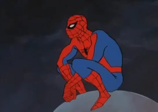 Создать мем: человек паук 1967, spider man 1967, грэм кларк