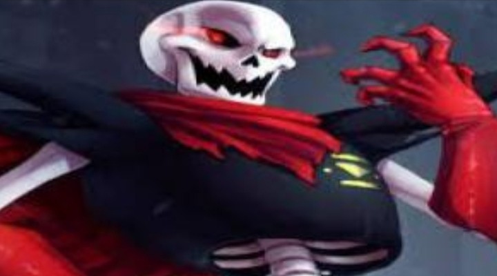 Create meme: underfell papyrus, disbelief fell papyrus, Fell papyrus