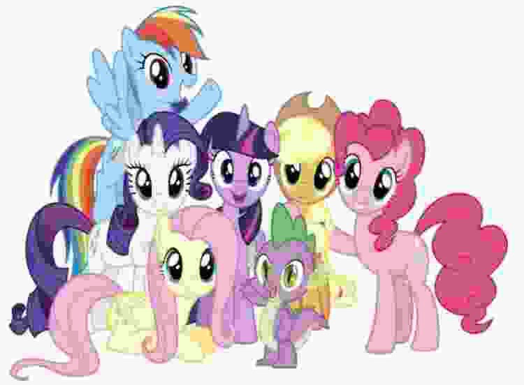 Create meme: pinkie Pie rainbow and Spike, friendship is a miracle, pony 