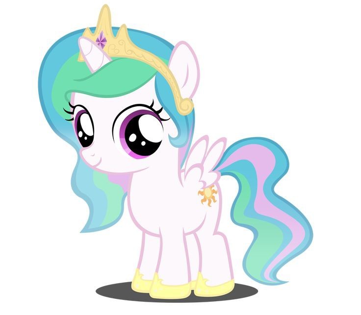 Create meme: Pony Princess Celestia is small, Princess Celestia little, Princess Celestia pony
