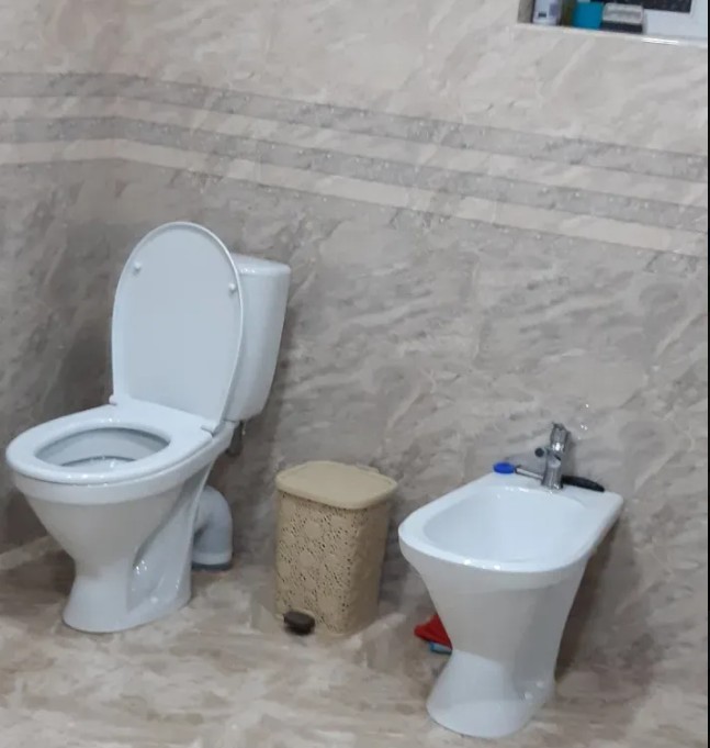 Создать мем: двухместный туалет, унитаз напольный, туалет