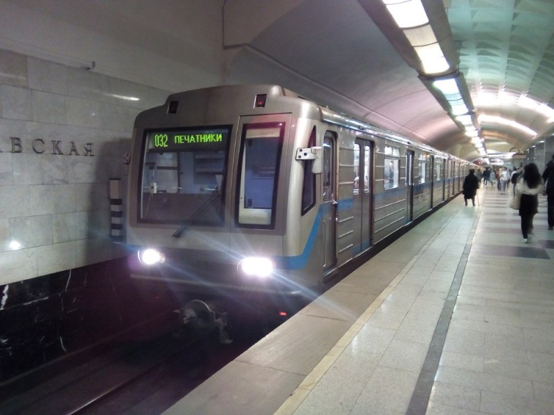 Create meme: Moscow subway , the subway car , metro train