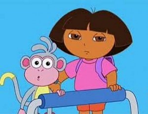 Create meme: Dora the Explorer meme, meme Dasha traveler, Dasha traveler con