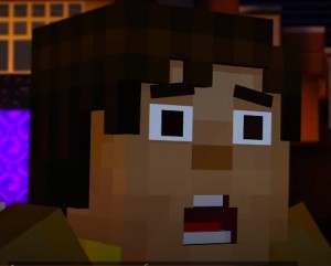 Создать мем: айден майнкрафт стори мод, minecraft: story mode, minecraft